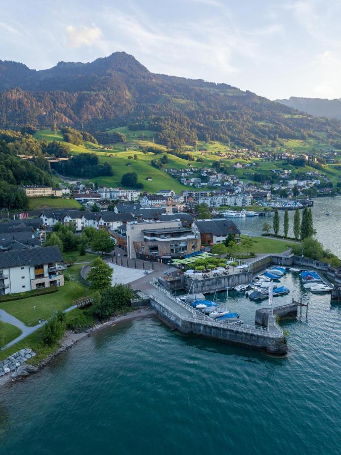 Marina Walensee Hotel Unterterzen Buitenkant foto